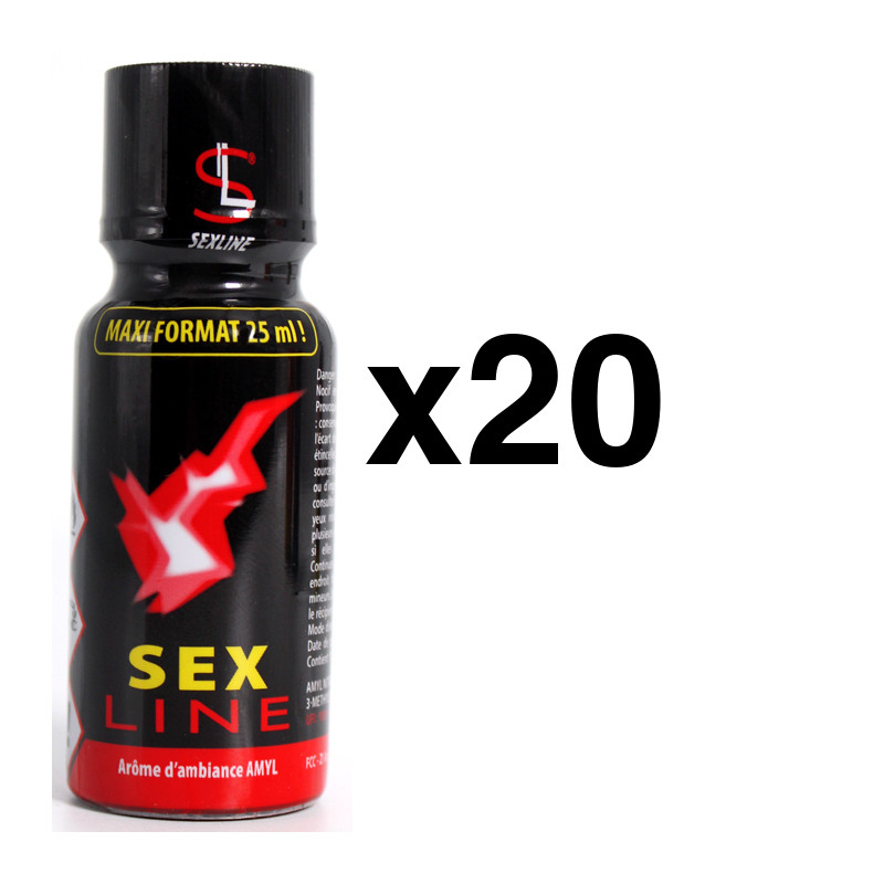 Sexline SEXLINE AMYL Rouge 25ml x20